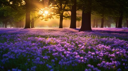 Obraz premium purple wild violet
