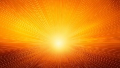Fototapeta premium yellow orange nature radial gradient sun background