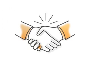  Handshake Agreement and Partnership Concept
