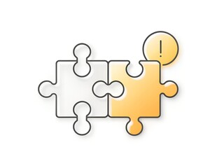  Puzzle Piece with Lightbulb - Concept of Problem Solving and Innovation