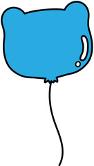 Helium balloon illustration 헬륨 풍선 일러스트 