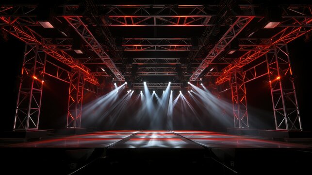 production stage lighting truss