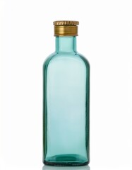 Teal Glass Bottle