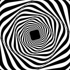 Naklejka premium black and white swirl