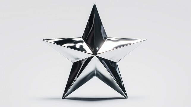 sleek star with transparent background
