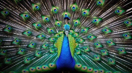 Obraz premium iridescent leader blue