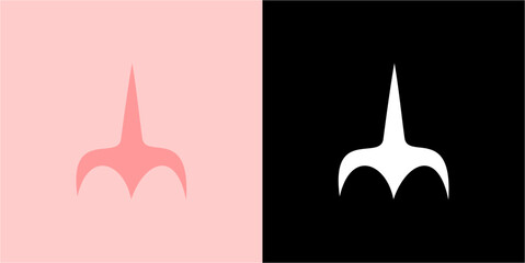 nose graphic logo vector icon