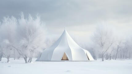 inviting white structure