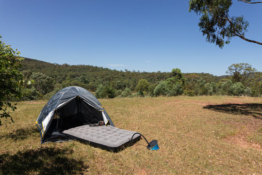 Tent in Scenic Outdoor Space with Air Mattress in Australia
