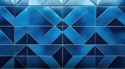 floor blue geometric texture