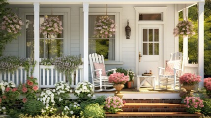porch farmhouse white