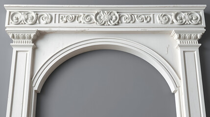 Fototapeta premium Decorative frame with greek ornament
