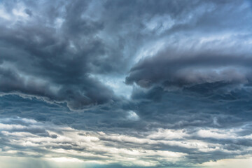 Summer storm clouds in the sky