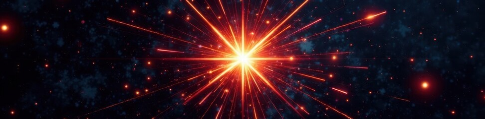 Naklejka premium Black starburst, exploding outwards, sharp points, silhouette, intense