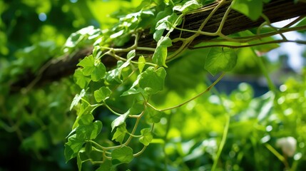 green plant vine