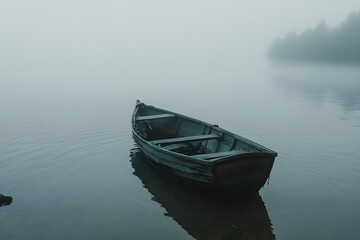 Obraz premium boat on the river
