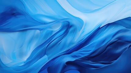 Obraz premium shade blue acrylic paint strokes