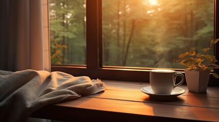 cozy home office coffee