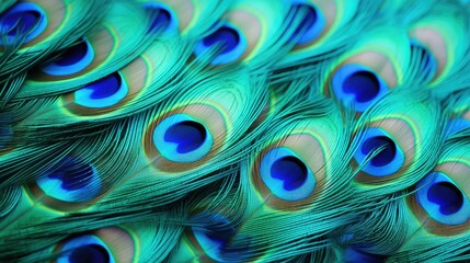 Obraz premium shimmer blue and green gradient