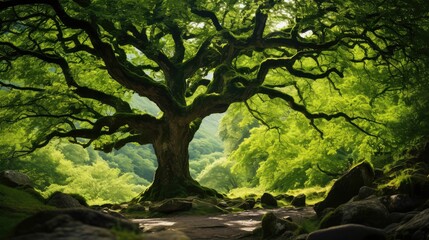 Fototapeta premium canopy alpha tree