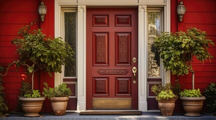 Fototapeta premium carvings home door