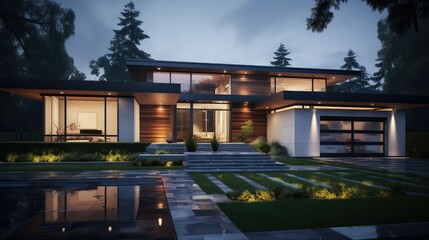 Obraz premium industrial house styles