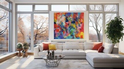 artwork room with walls