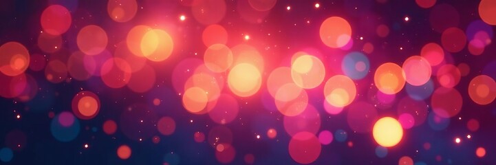 Vibrant bokeh lights creating a dreamy and abstract background, bokeh, soft