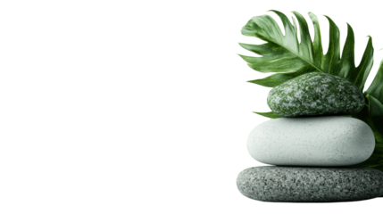 Resilient plant growing on a rock surface showcasing nature's ability to thrive in unexpected environments isolated white background