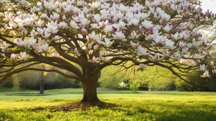 Fototapeta premium flowers spring tree