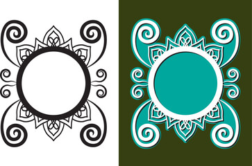 Luxury Mirror Frame Laser Cut