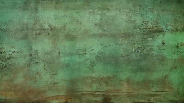 rustic green metal background