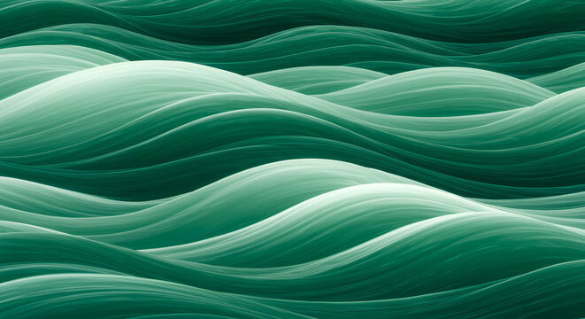 abstract green texture artistic representation of undulating waves in green and white hues, blending modern abstract style with,seamless, decoration, wallpaper, wave, vector, curve nature-inspired bea
