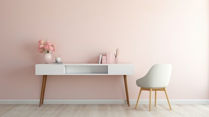 desk minimalism office