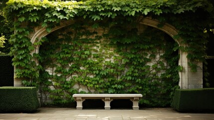 Obraz premium trellis ivy wall