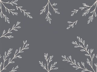 Lush green wallpaper featuring a pattern of leaves creating a natural and refreshing atmosphere