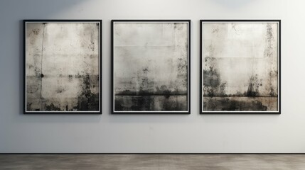 Fototapeta premium black grunge metal frame