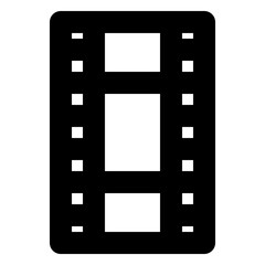 Obraz premium video and movie regular icon