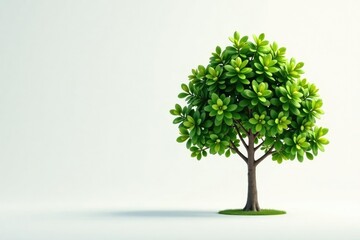 Fototapeta premium single branch in isolation on a plain background, minimalism, tree, nature