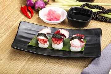 Japanese cuisine - sushi with octopus