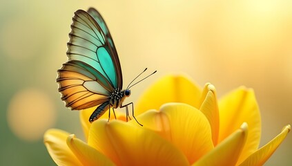 A breathtaking spring landscape filled with fresh colors, blooming flowers, and soft natural light, capturing the essence of seasonal renewal. AI-Generated.