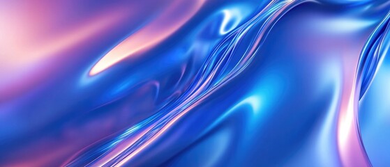 Fototapeta premium Abstract Liquid Flow, Colorful Gradient