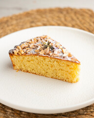 Tarta de Santiago. Almond cake famous in the Spanish region of Galicia.