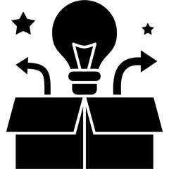 Think Out Of The Box Icon