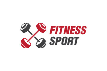 Creative Fitness Concept Logo Design Template