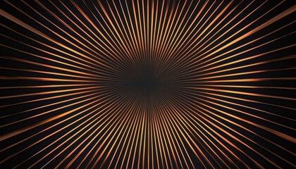 Fototapeta premium Seamless bold golden sunburst pattern on matte black, classic Art Deco luxury pattern, sophisticated high-end geometric refinement