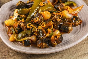 Roasted eel with lemongrass and sauce