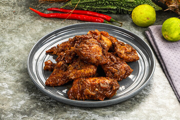Indian cuisine - Vindaloo fish with spices