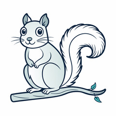 squirrel with acorn