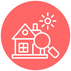 Vector Design House Search Icon Style